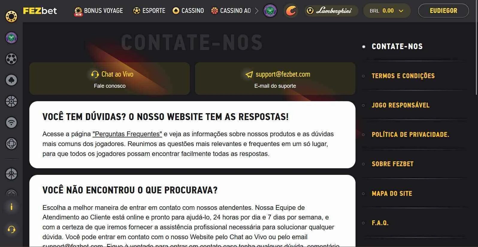 gamebet login